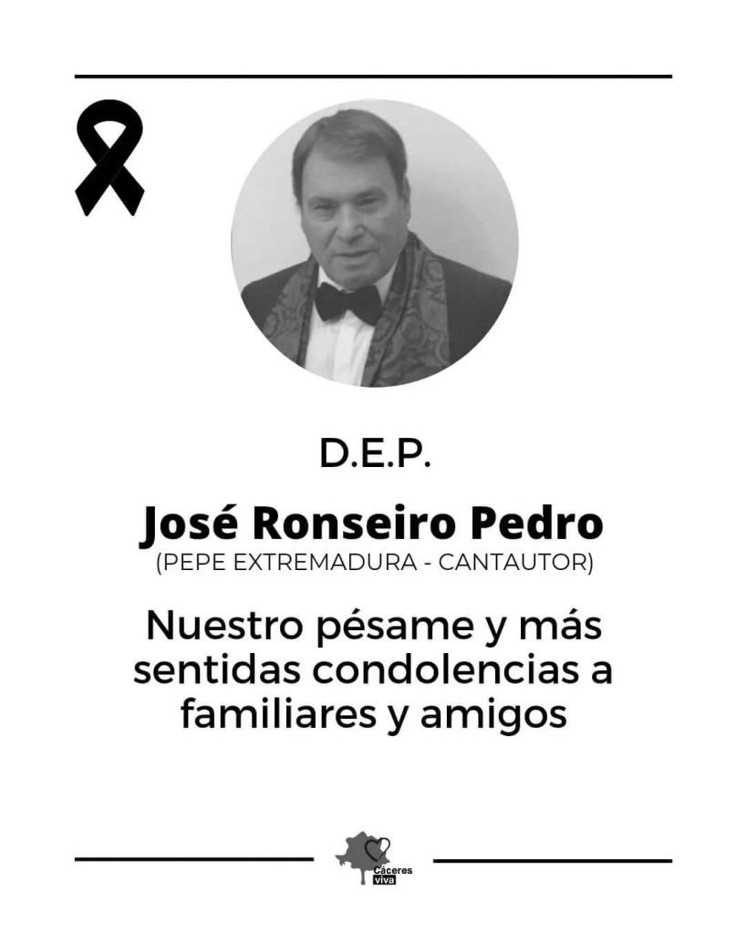 Fallece Pepe Extremadura en Cáceres