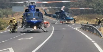 Activan el nivel 1 por un incendio entre Torre de Don Miguel y Santibáñez el Alto