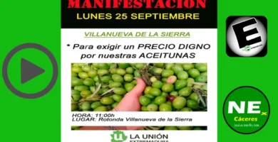Manifestación el 25 de septiembre en Villanueva de la Sierra