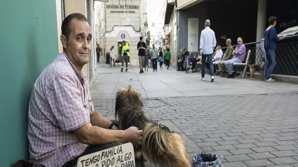 La pandemia me llevó a pedir en la calle