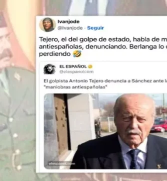 El golpista Antonio Tejero denuncia a Pedro Sánchez por "una maniobra golpista"