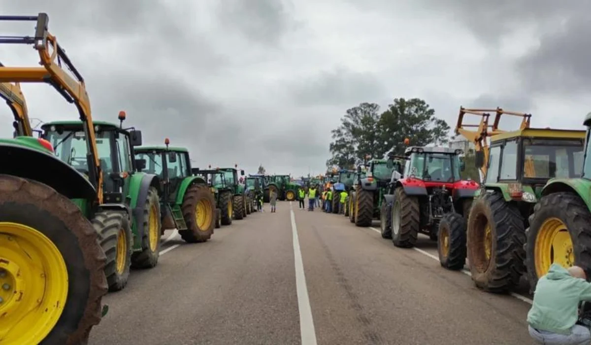 Sanciones en el Horizonte para Agricultores Extremeños en Protesta desde 100 € a 600.000 €