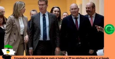 Extremadura pierde capacidad de gasto al tumbar el PP los objetivos de déficit en el Senado