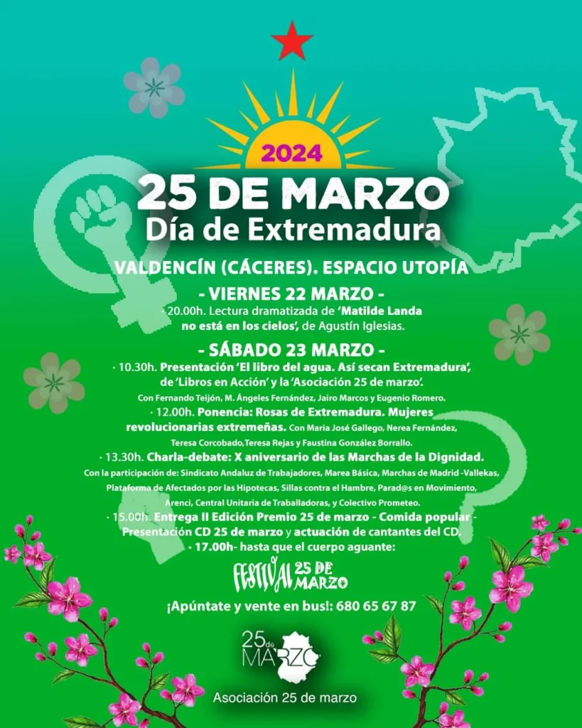 25 de Marzo Día de Extremadura 2024