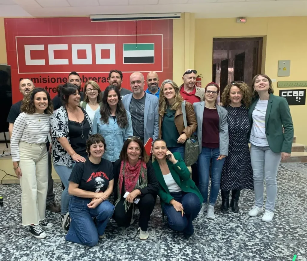 Unai Sordo respalda en Badajoz las reivindicaciones de CCOO Enseñanza por una educación pública digna