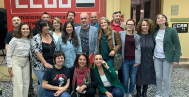 Unai Sordo respalda en Badajoz las reivindicaciones de CCOO Enseñanza por una educación pública digna