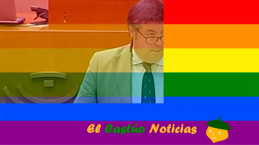 Burla de Javier Bravo de Vox en el parlamento Extremeño al movimiento LGTBI