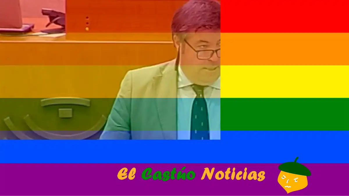 Burla de Javier Bravo de Vox en el parlamento Extremeño al movimiento LGTBI