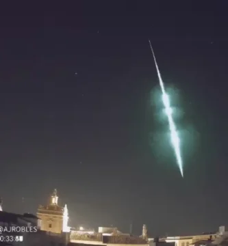Espectacular avistamiento de una bola de fuego ilumina el cielo de Extremadura y Andalucía