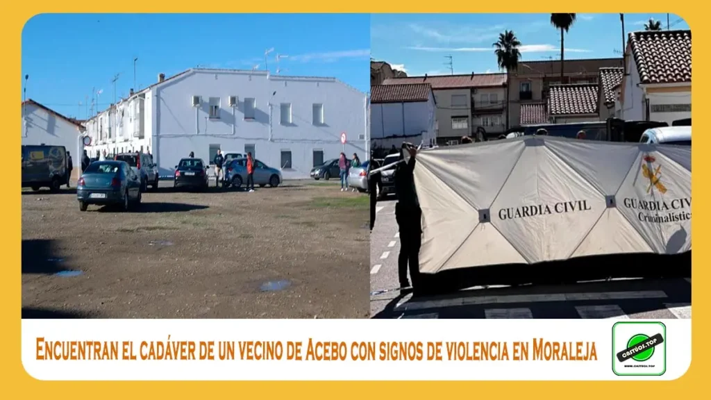 Encuentran el cadáver de un vecino de Acebo con signos de violencia en Moraleja