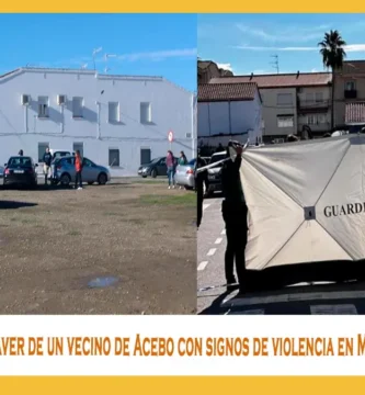 Encuentran el cadáver de un vecino de Acebo con signos de violencia en Moraleja