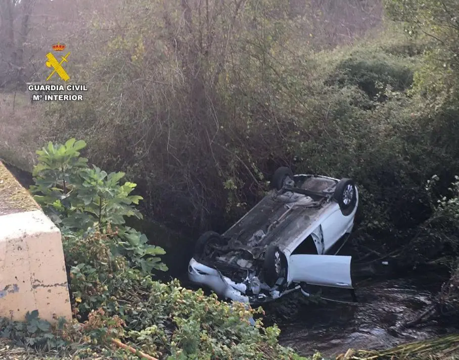 Accidente en Zarza de Granadilla deja un herido de 65 años