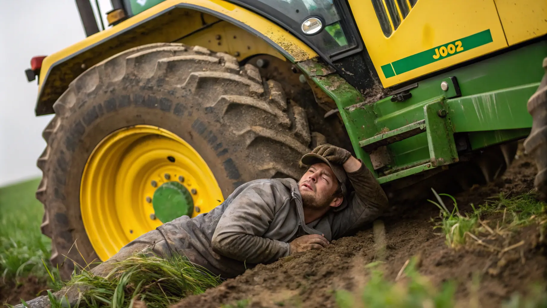 Herido un trabajador al quedar atrapado bajo un tractor en Fuenlabrada de los Montes