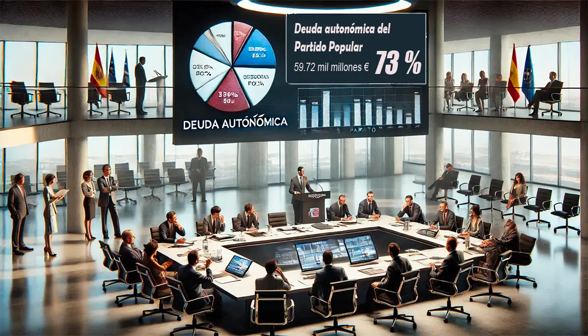 El 73 % de la deuda de autonómica es de comunidades gobernadas por el PP