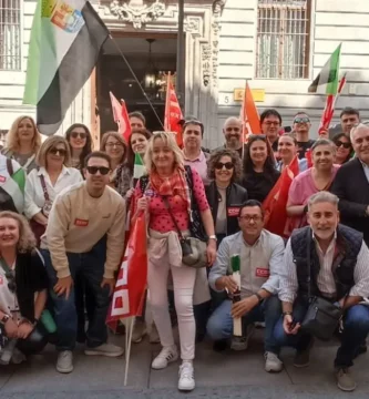 CCOO de Extremadura exige en Madrid mejoras salariales y laborales para el personal público