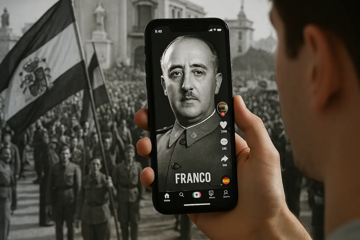 Cómo la Ultraderecha Seduce a los Jóvenes Españoles en TikTok y blanquea el Franquismo