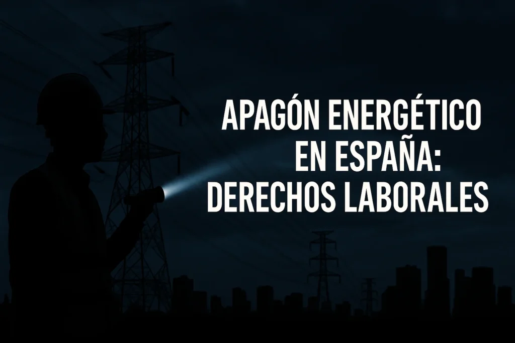 Apagón energético en España: conoce tus derechos laborales ante una situación de fuerza mayor