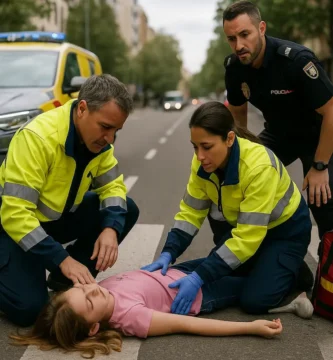 Una niña de 10 años atropellada por el coche del director de Policía de Madrid