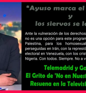 Trabajadores Telemadrid denuncian la manipulación informativa sobre Gaza exigiendo ética y verdad