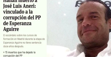 José Luis Aneri Muere el Epicentro del Fraude de los Cursos de Formación del PP de Aguirre