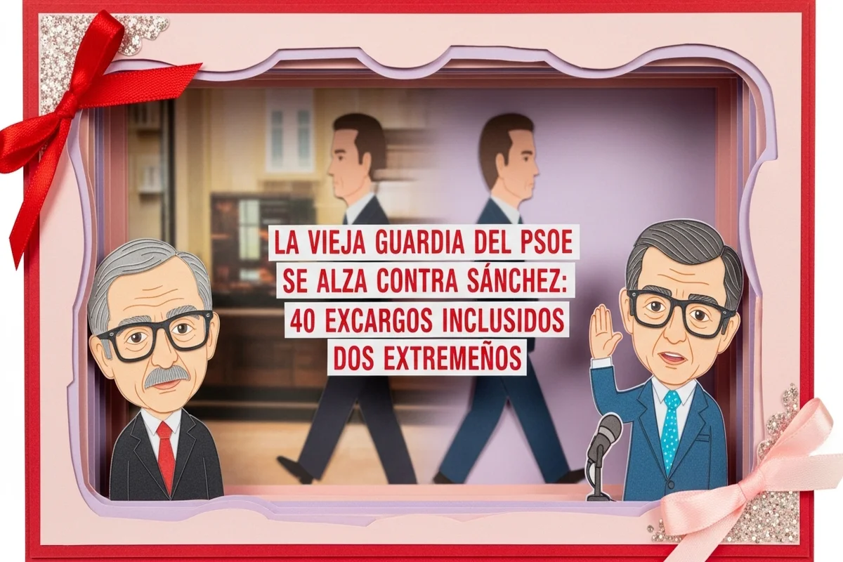 La Vieja Guardia del PSOE se alza contra Sánchez: 40 excargos incluidos dos extremeño