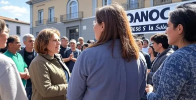 Navaconcejo se Moviliza por Cristina: Solidaridad Frente a la Represión Sindical