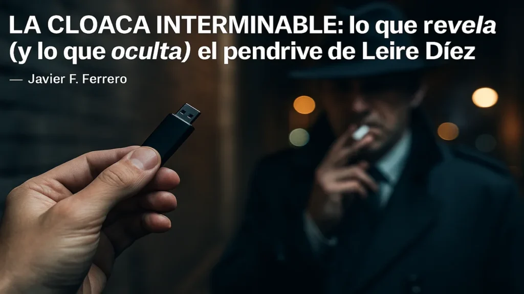 El pendrive de Leire Díez y las cloacas del Estado: 140 pruebas de una guerra sucia sin castigo