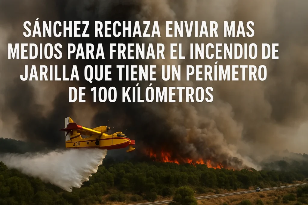 Manipulación mediática: el caso del incendio de Jarilla y los titulares contra Sánchez