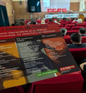 Defensa de la Democracia y Derechos: CCOO Extremadura celebra su Escuela Sindical del Trabajo 2025 con Unai Sordo