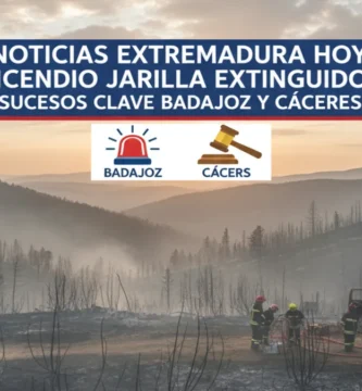 Noticias Extremadura Hoy: Extinguido el Incendio de Jarilla y Sucesos Clave en Badajoz y Cáceres