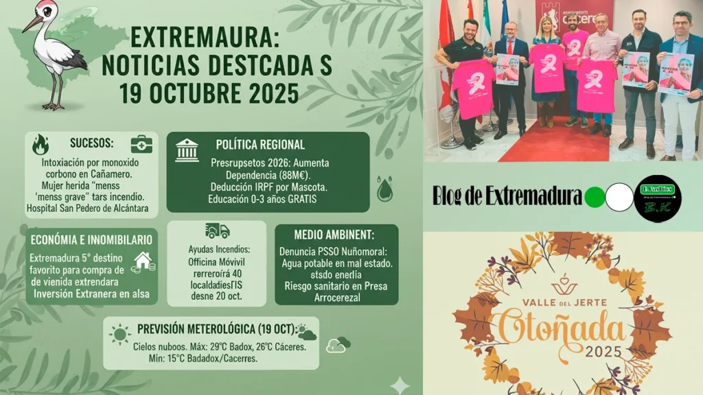 Extremadura al Día: Marchas Rosas Debate Electoral y el Desplome de la Ayuda al Desarrollo Regional