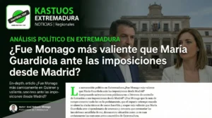 ¿Fue Monago más valiente que María Guardiola ante las imposiciones desde Madrid?