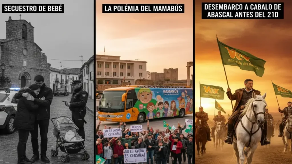 Noticias de Extremadura: Resuelto el secuestro de un bebé y arranca una intensa precampaña política