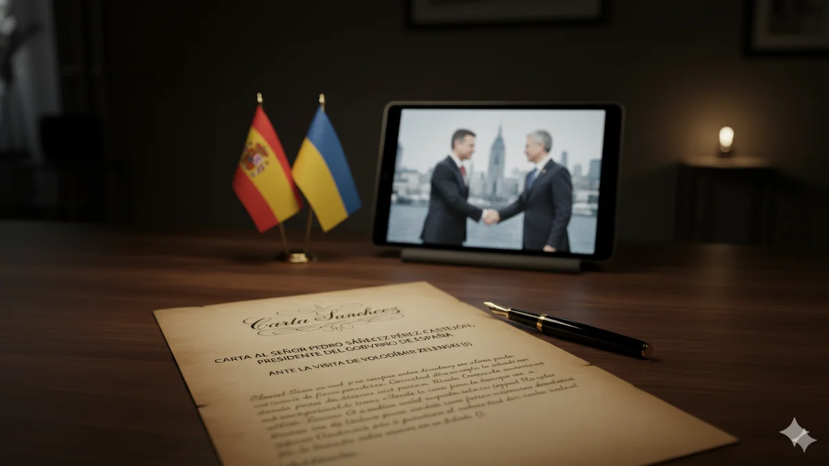 CARTA AL SEÑOR PEDRO SÁNCHEZ PÉREZ-CASTEJÓN, PRESIDENTE DEL GOBIERNO DE ESPAÑA, ANTE LA VISITA DE VOLODÍMIR ZELENSKI (I),