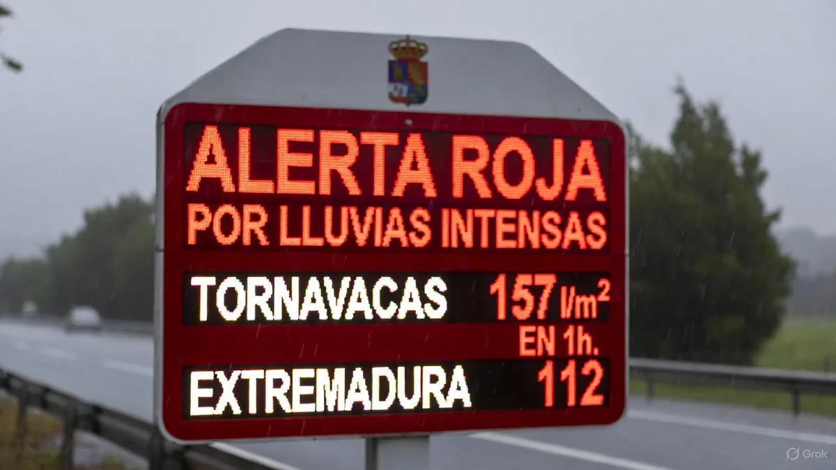 Alerta Roja por la Borrasca Claudia: Tornavacas Registra 157 L/m² y Extremadura Prioriza la Lucha Contra la Violencia Machista