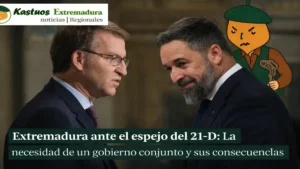 Extremadura ante el espejo del 21-D: La necesidad de un gobierno conjunto y sus consecuencias