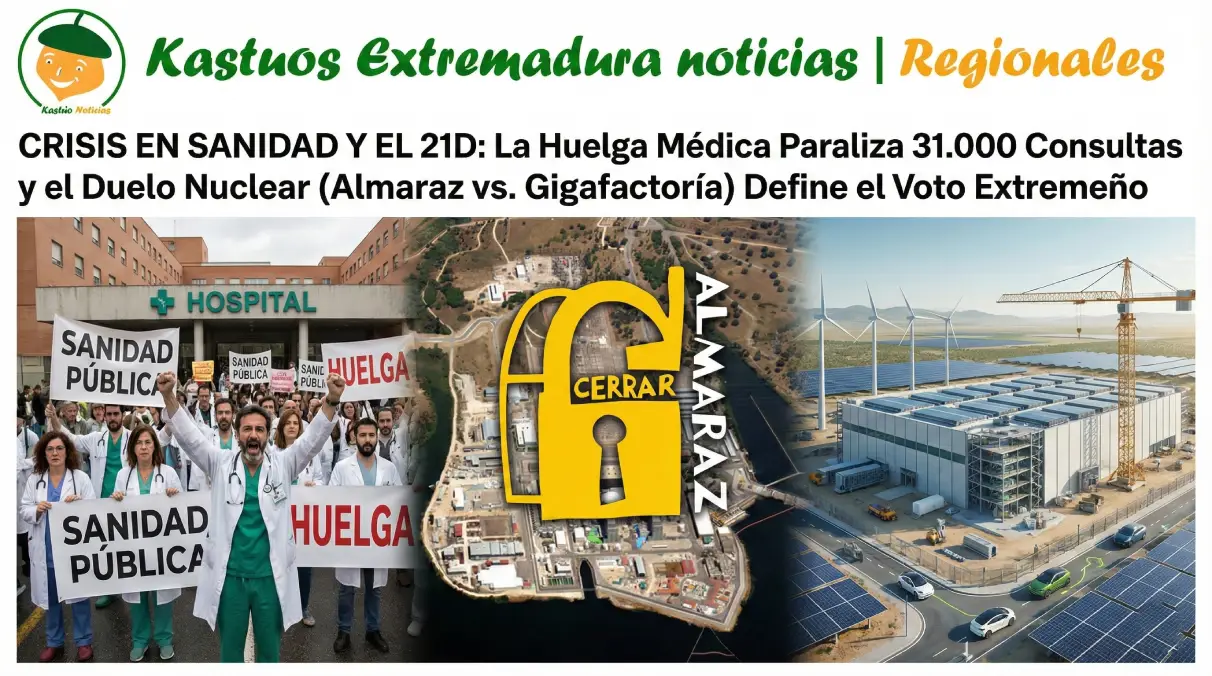 CRISIS EN SANIDAD Y EL 21D: La Huelga Médica Paraliza 31.000 Consultas y el Duelo Nuclear