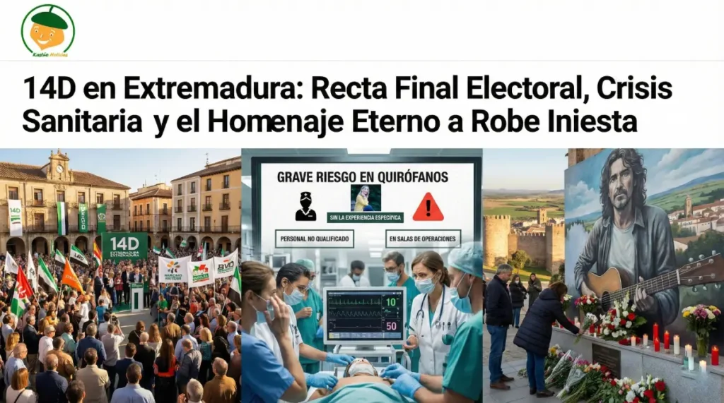 14D en Extremadura: Recta Final Electoral, Crisis Sanitaria y el Homenaje Eterno a Robe Iniesta