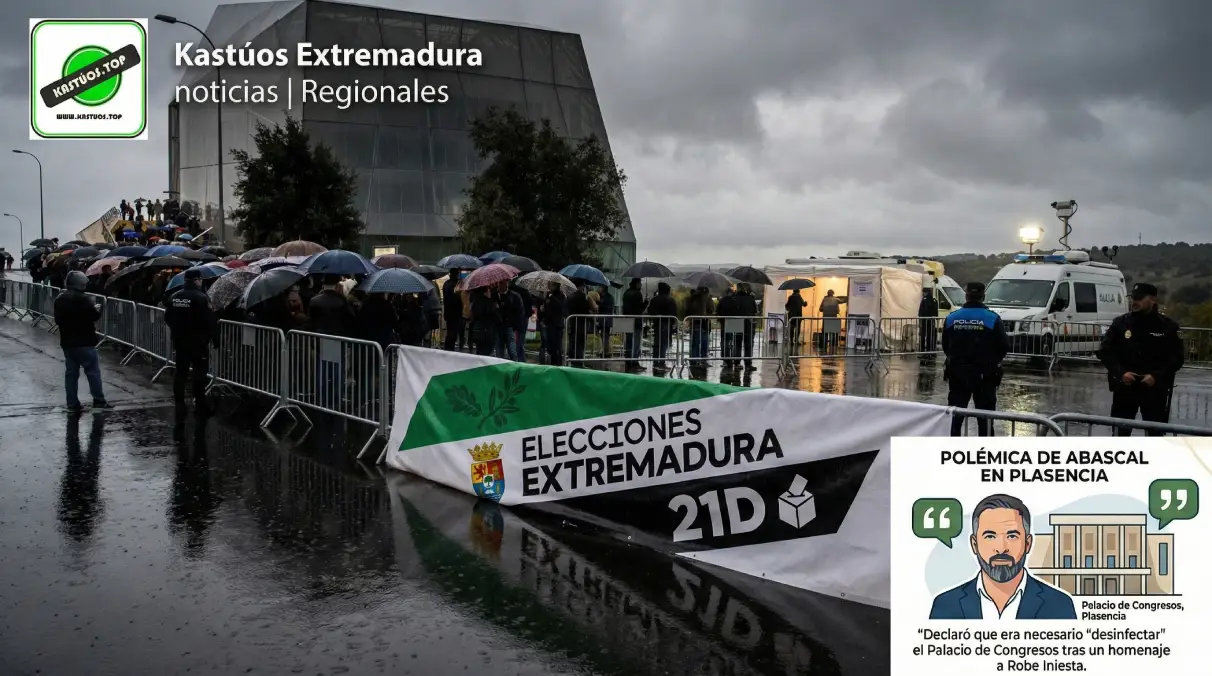Lluvias; Urnas y Tensión Política: Crónica de un 16 de Diciembre Decisivo en Extremadura