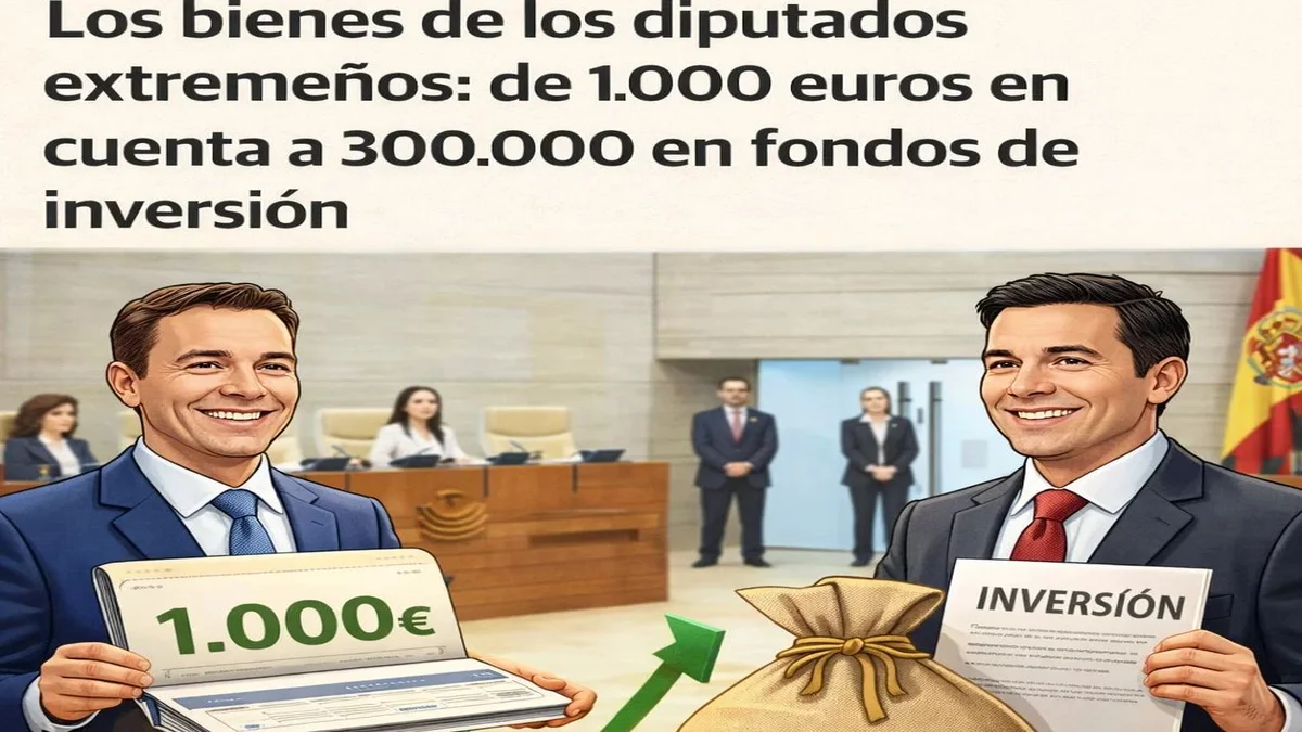 Transparencia en la Asamblea de Extremadura: qué patrimonio declaran los diputados