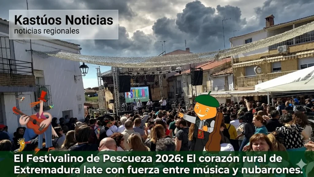 El Festivalino de Pescueza 2026: El corazón rural de Extremadura late con fuerza entre música y nubarrones