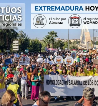 Extremadura hoy 7 de mayo: El pulso por Almaraz; el rugir del WOMAD y el sabor del Jamón Ibérico