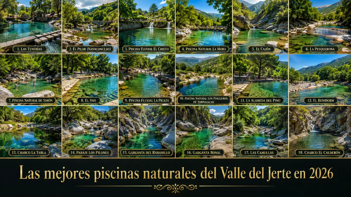 Las mejores piscinas naturales del Valle del Jerte en 2026