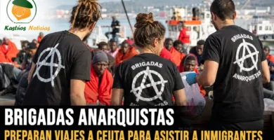 Brigadas anarquistas preparan viajes a Ceuta para asistir a inmigrantes
