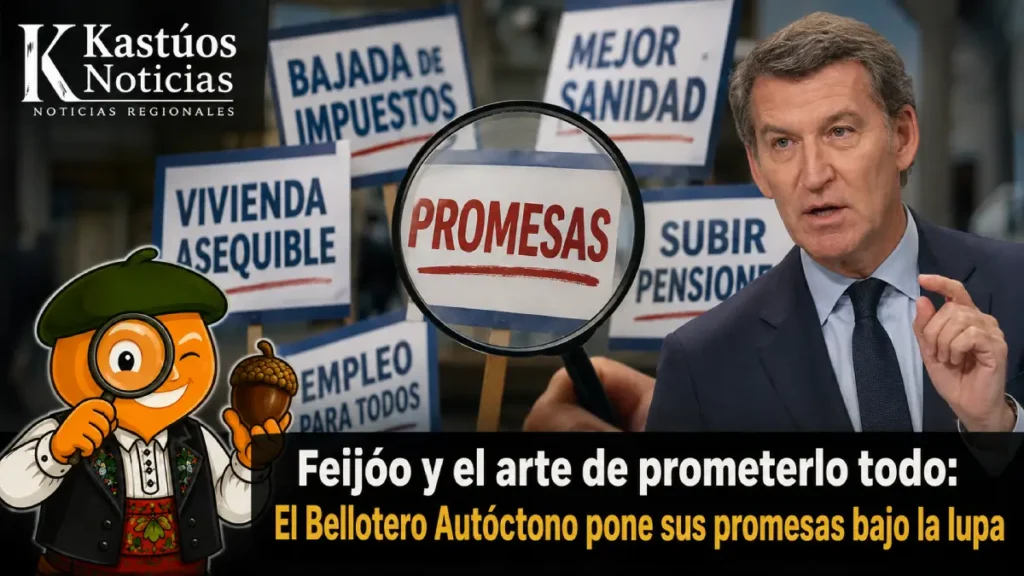 Feijóo y el arte de prometerlo todo: El Bellotero Autóctono pone sus promesas bajo la lupa
