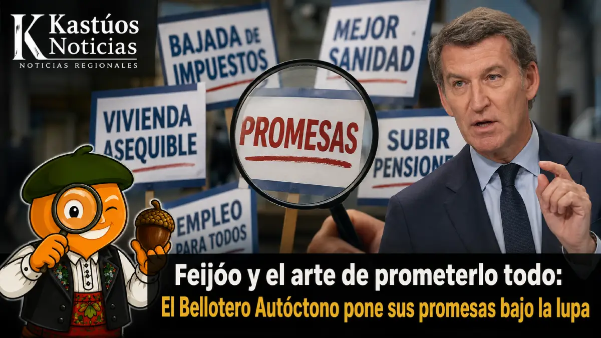Feijóo y el arte de prometerlo todo: El Bellotero Autóctono pone sus promesas bajo la lupa