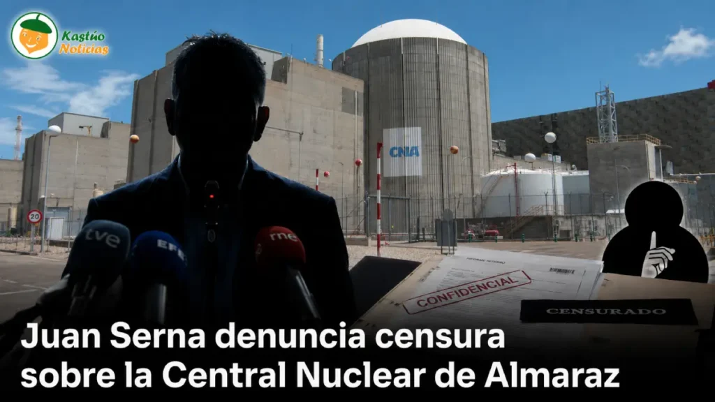 Juan Serna denuncia censura sobre la Central Nuclear de Almaraz