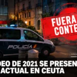 vídeo Ceuta furgoneta Policía 2021